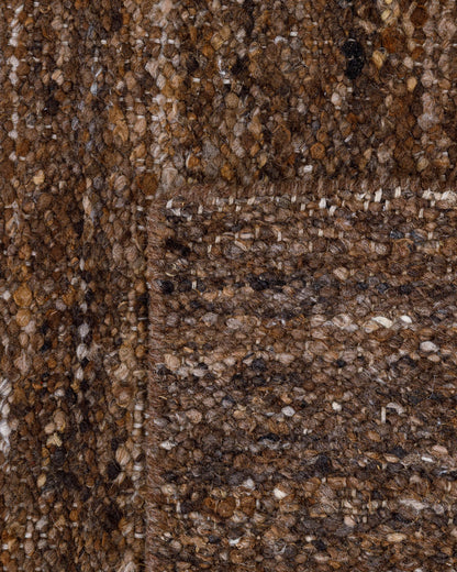 Liam Handwoven Wool Boucle Rug - 5' x 8' / Brown