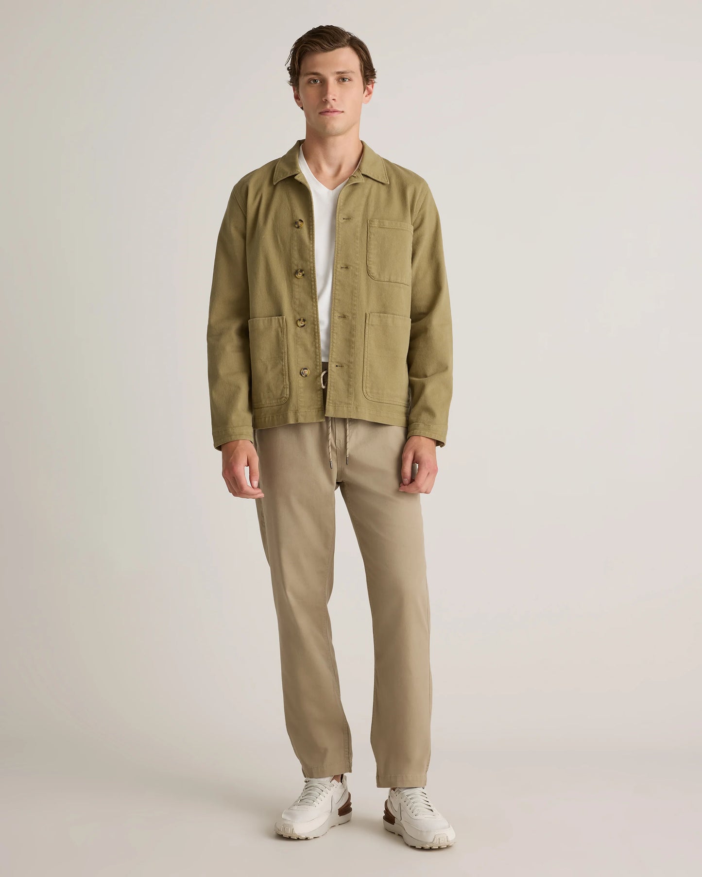Cotton Chino Drawstring Pants - S / Admiral