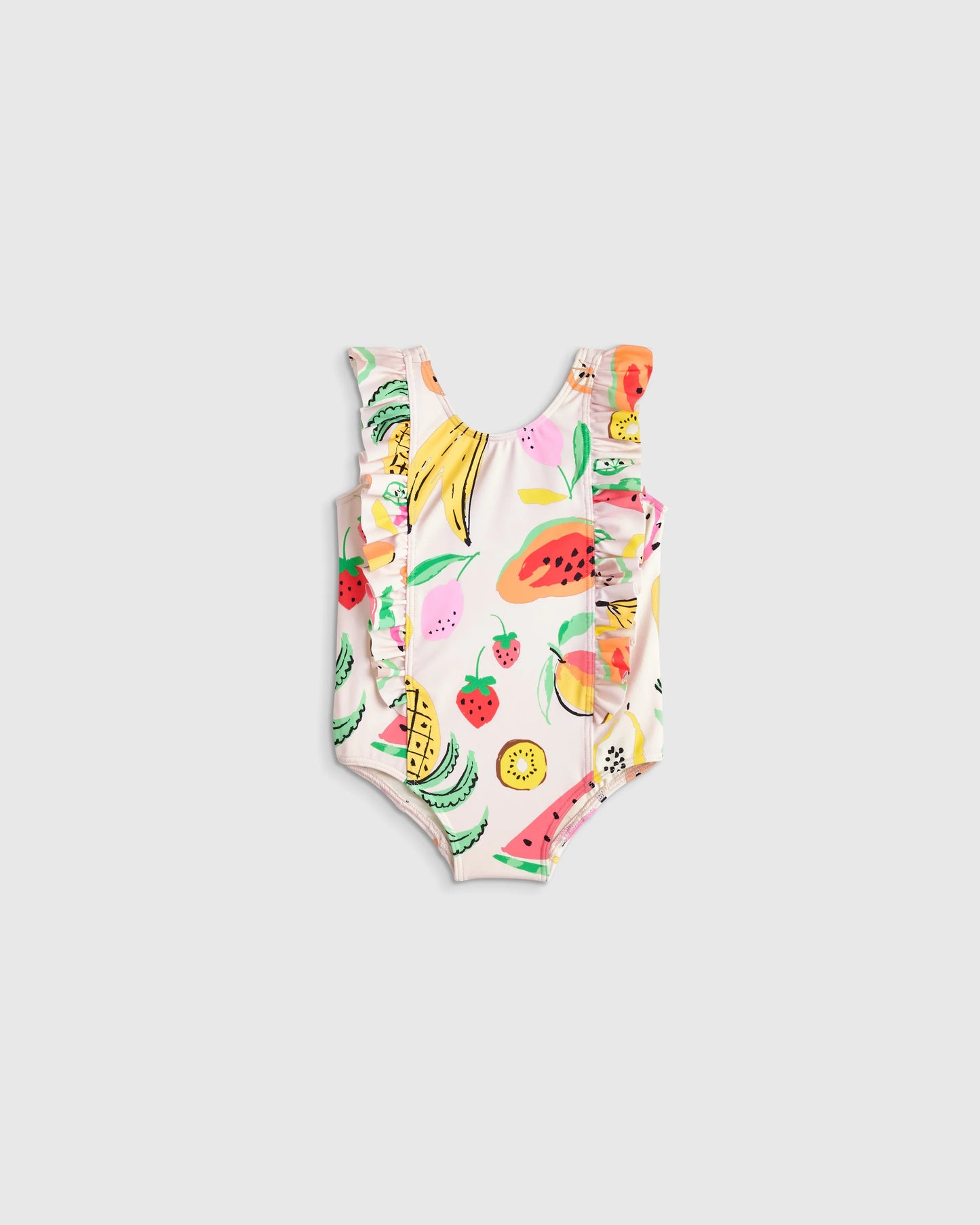 Ruffle One Piece Swimsuit - 0-3M / Pineapple