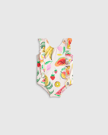 Ruffle One Piece Swimsuit - 0-3M / Pineapple