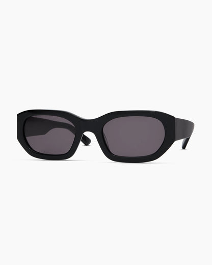 Brisbane Polarized Acetate Sunglasses - Standard / Black with Grey lens