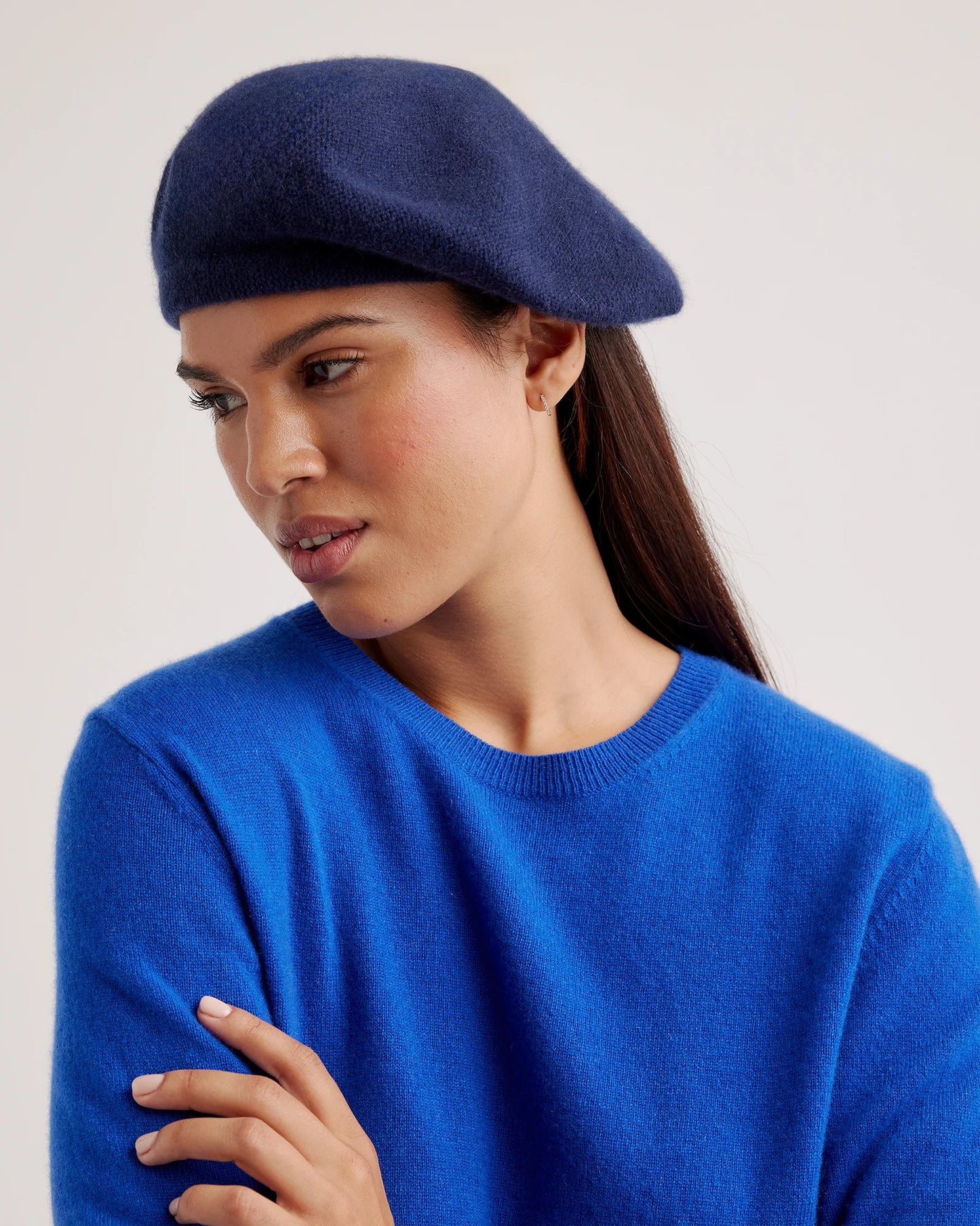 Mongolian Cashmere Beret - One Size / Varsity Red