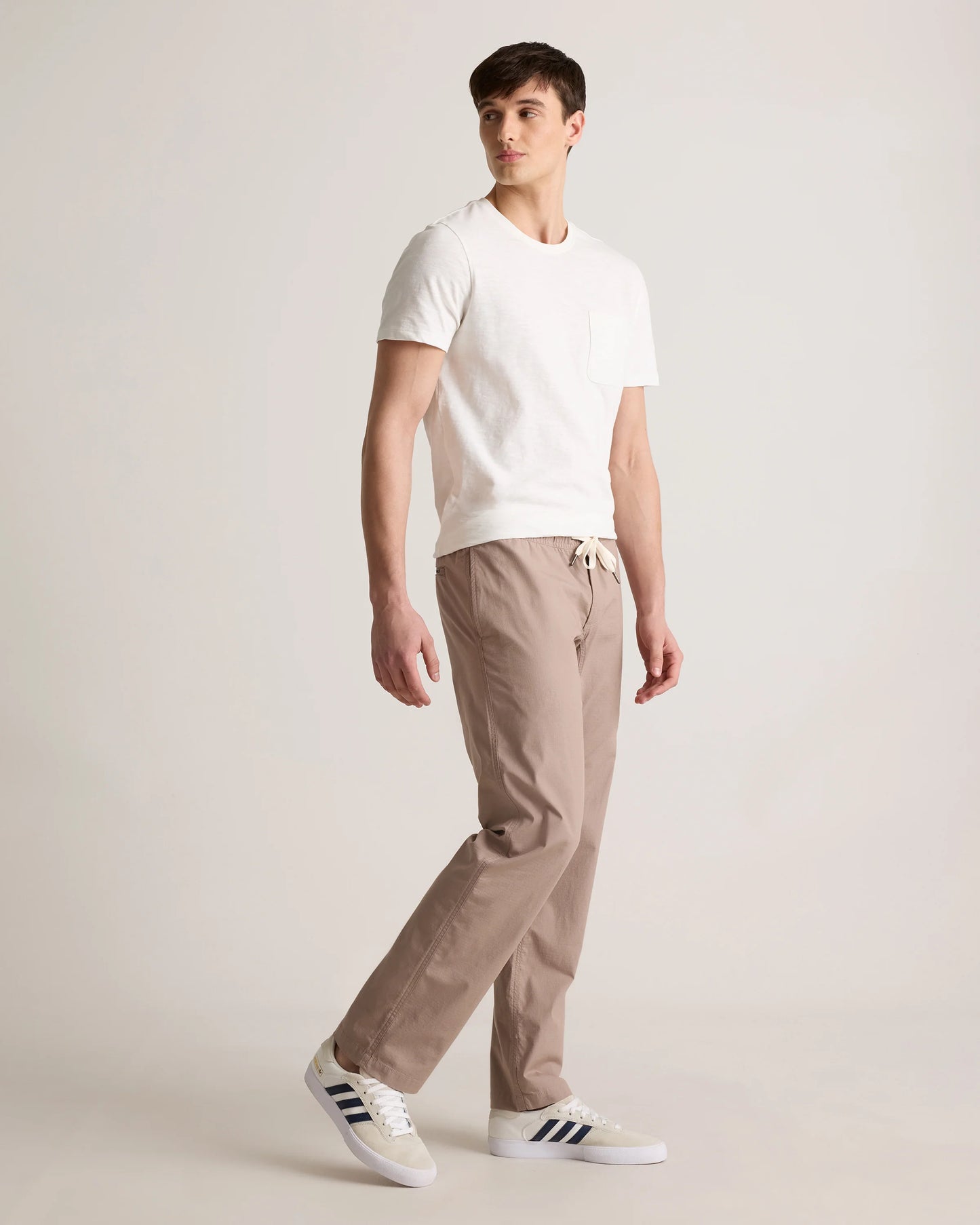 Organic Stretch Ripstop Straight Pants - S / Steel