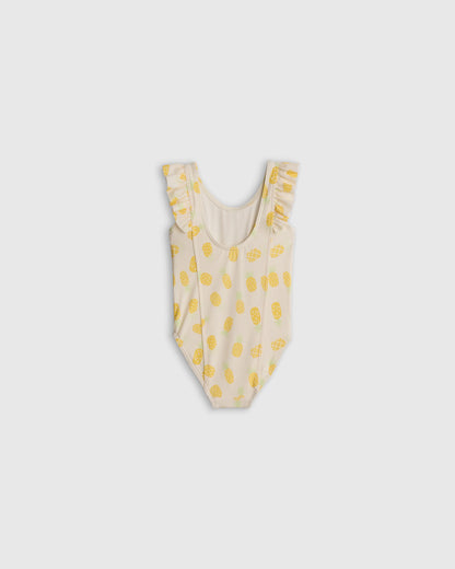 Ruffle One Piece Swimsuit - 0-3M / Pineapple