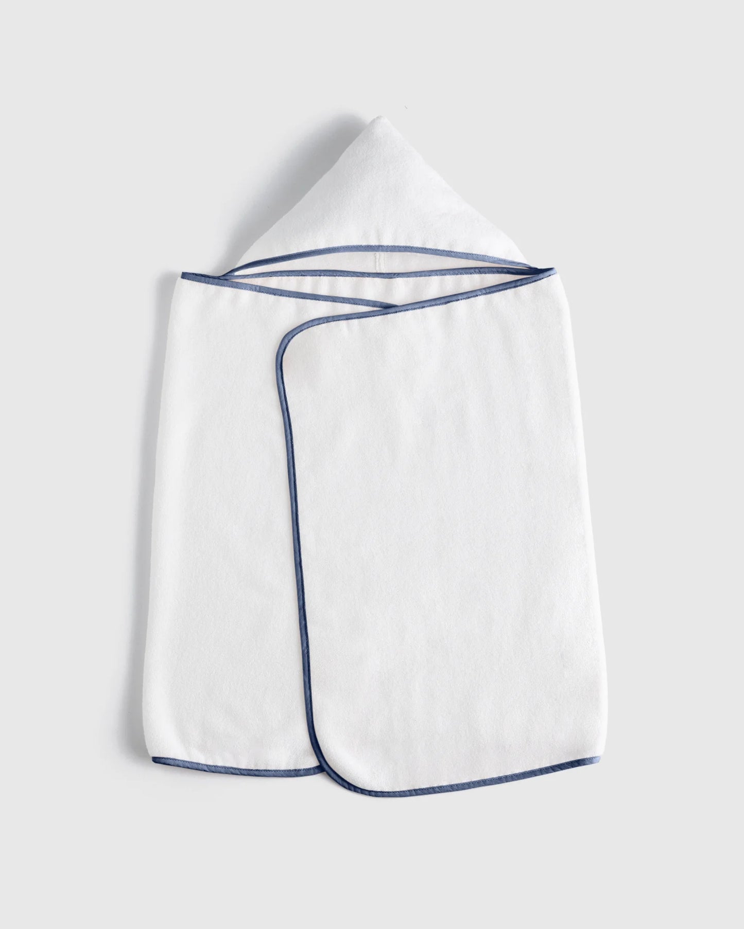Organic Turkish Cotton Kids Hooded Towel Set 4-Pack - One Size / Light Blue
