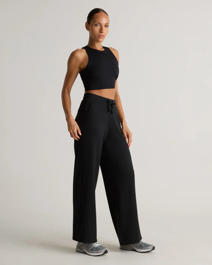 SuperSoft Fleece Wide Leg Pants - XS / Dried Fig