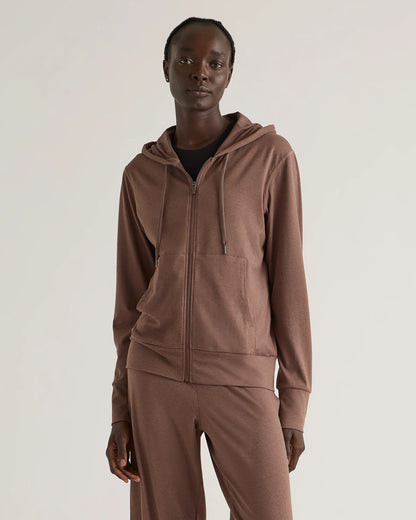 Flowknit Full-Zip Hoodie - XS / Heather Deep Navy