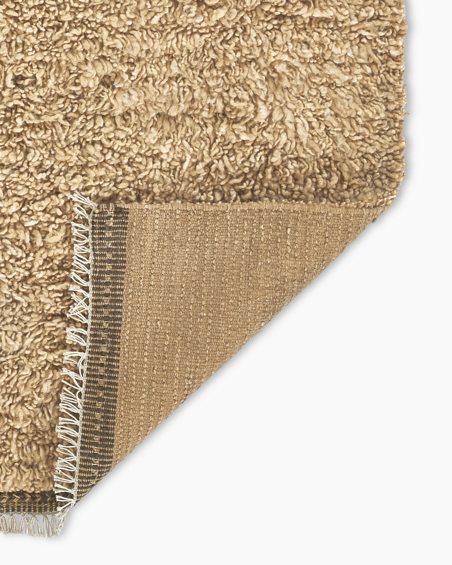 Dover Wool Shag Rug - 5' x 8' / Natural