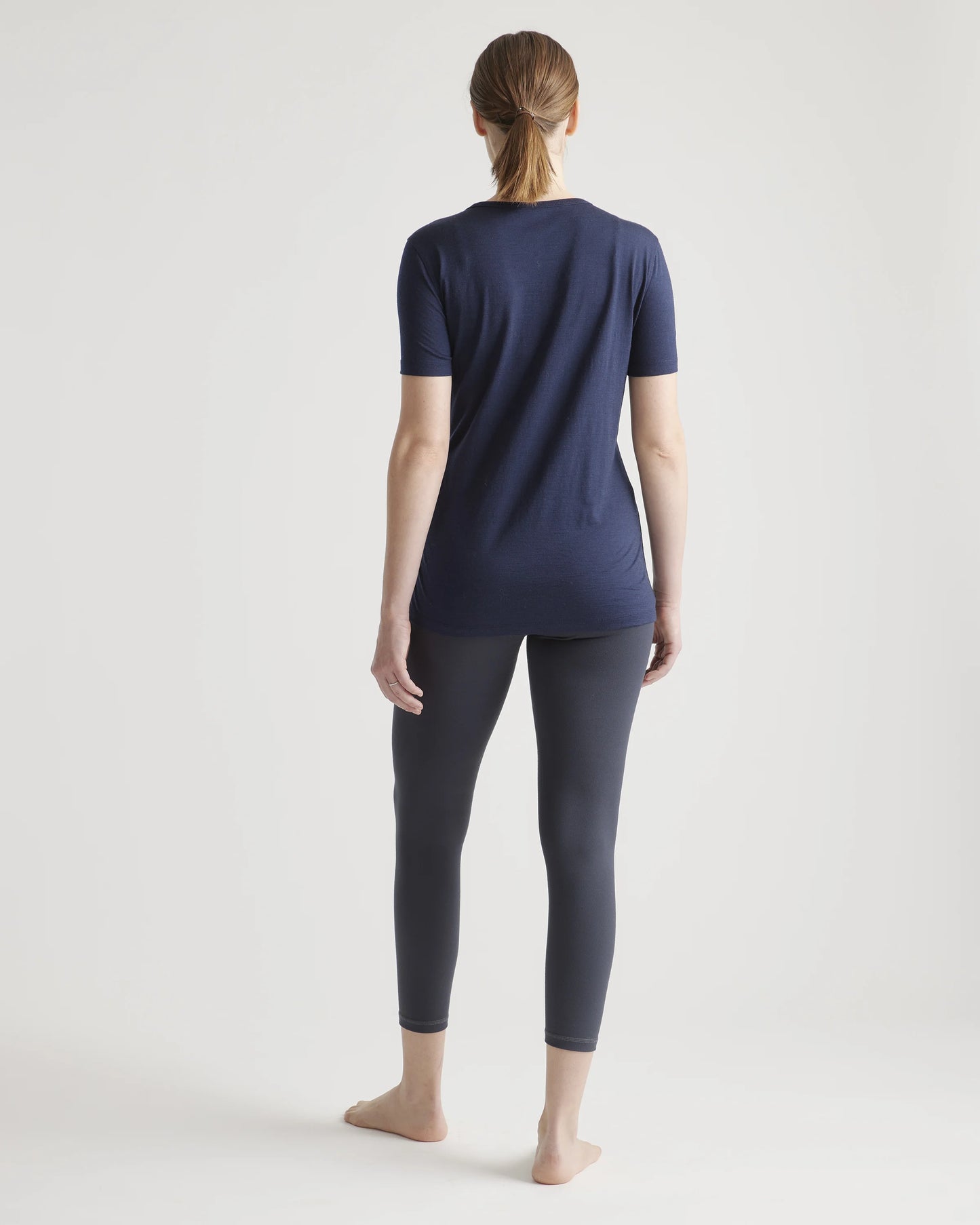 100% Merino Wool All-Season Base Layer Tee - XS / Sea Spray Green