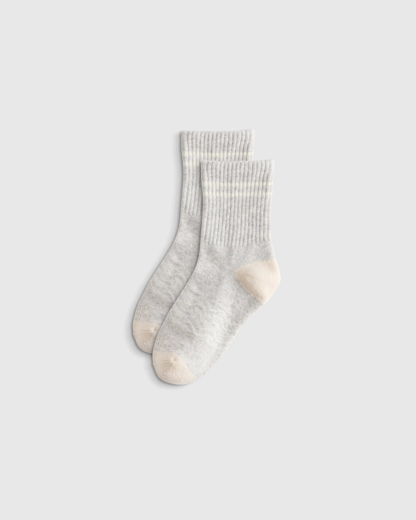 Kids Organic Cotton Quarter Crew Socks 8-Pack - S / White