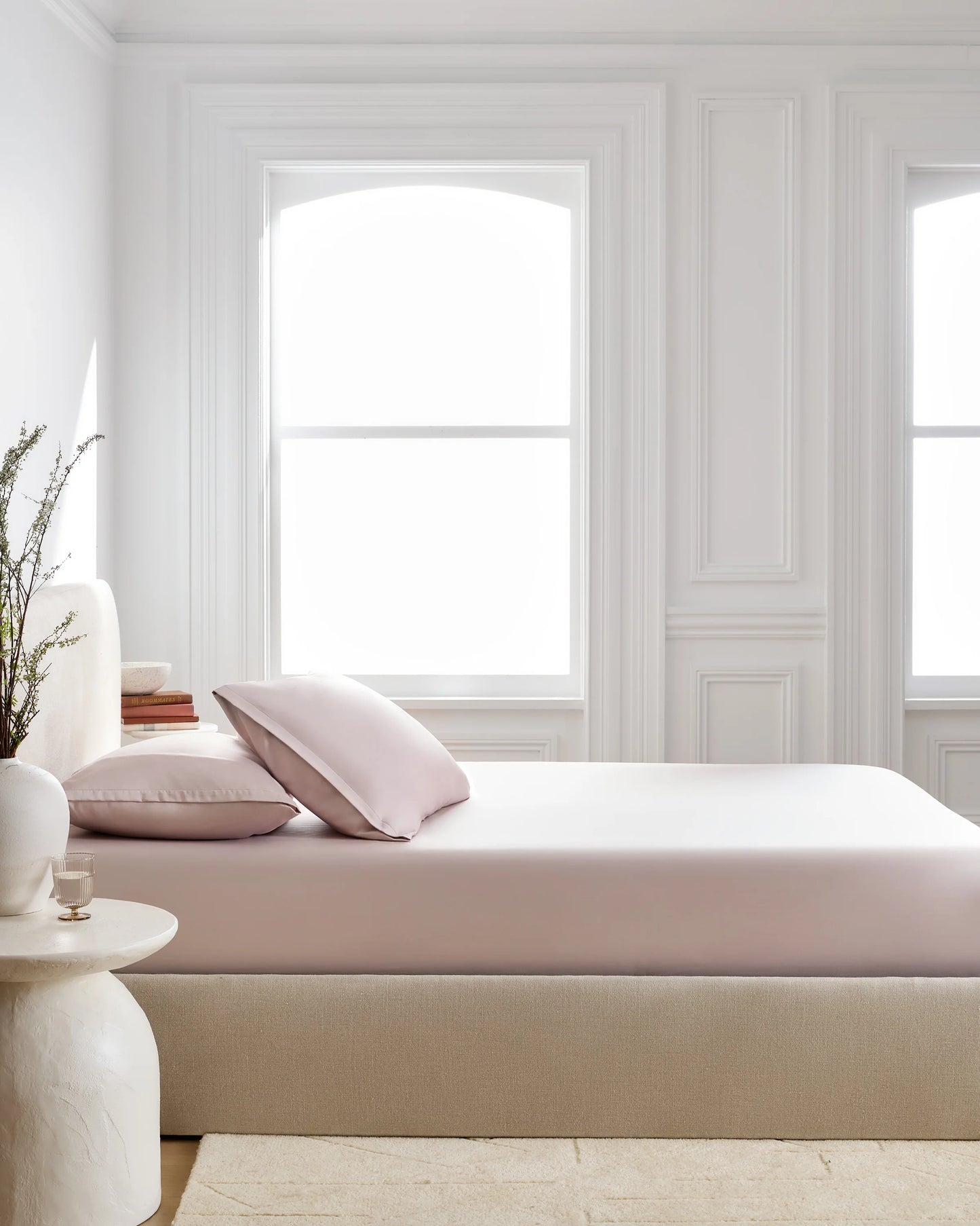 Bamboo Fitted Sheet Set - Twin / Sand
