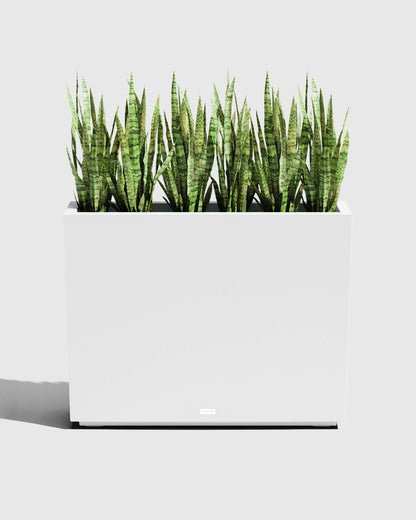 Block Series All Weather Rectangular Planter by Veradek - One Size / Black