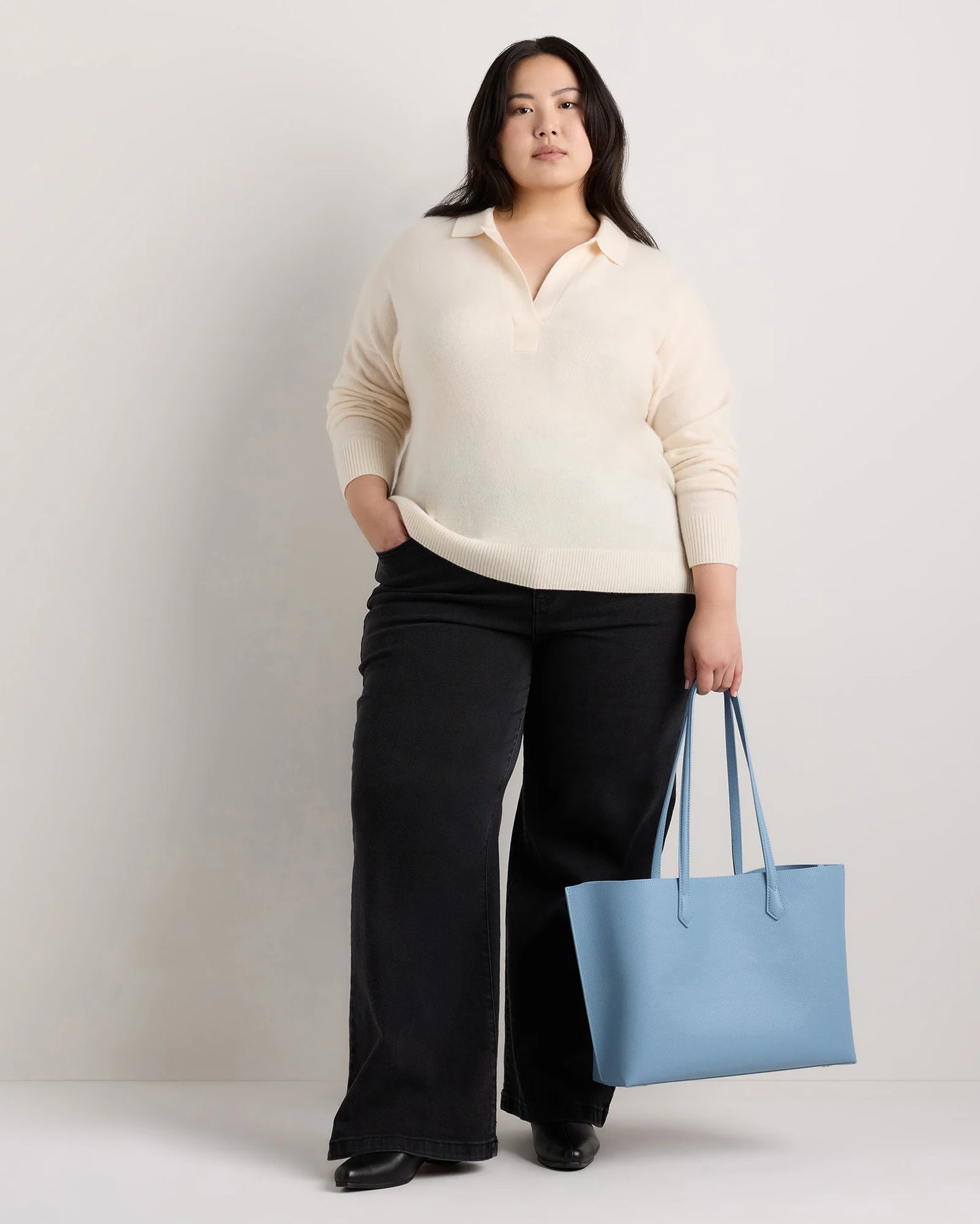 Adeline Shopper Tote - One Size / Black