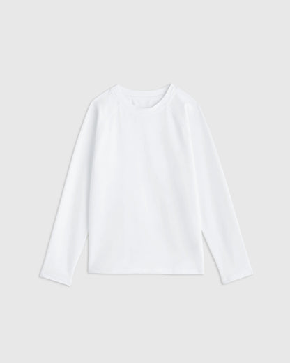 Long Sleeve Raglan Rash Guard - 6 / Island Aqua