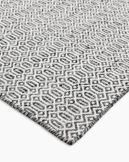 Vale Handwoven Wool Rug - 5' x 8' / Blue