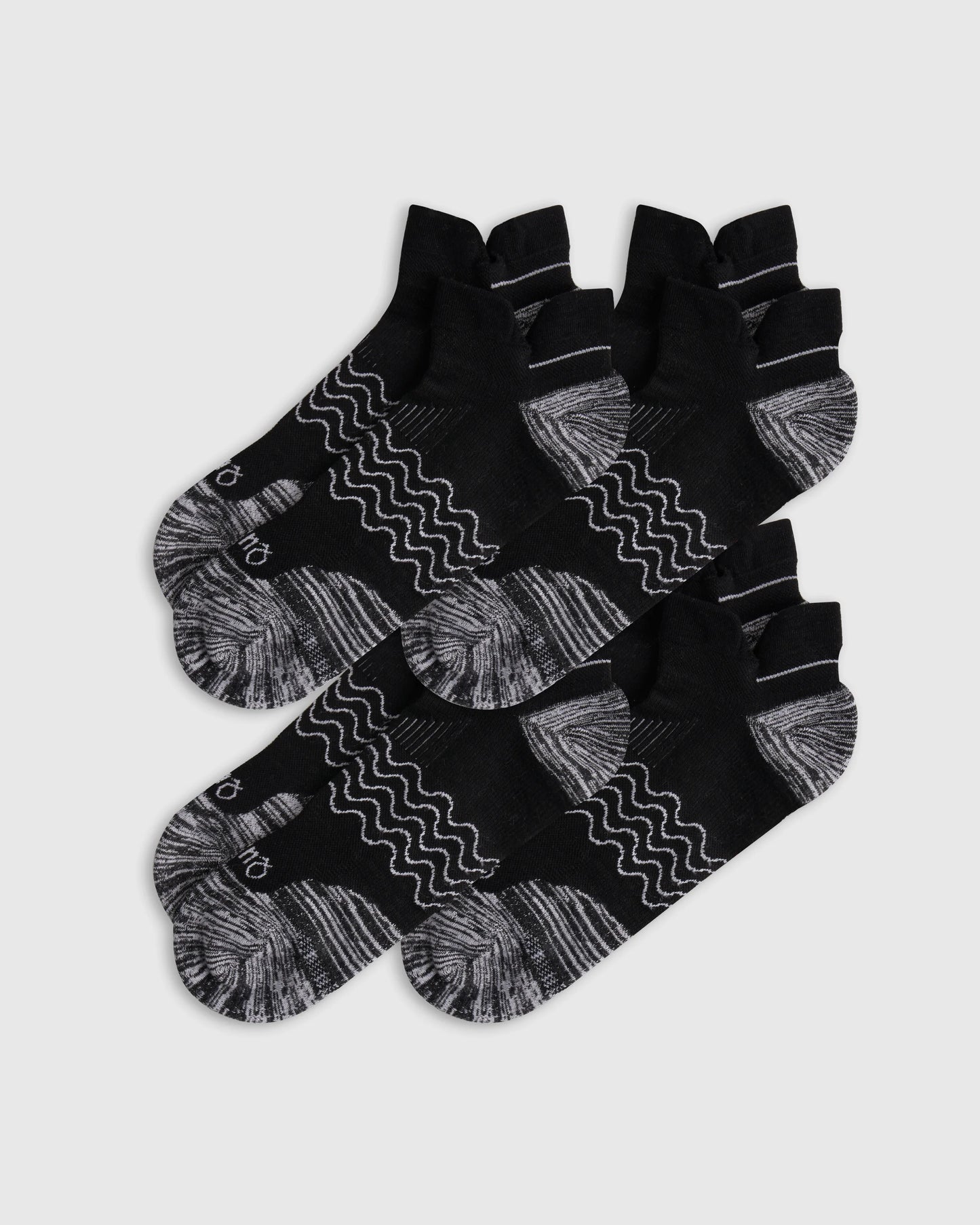 Performance Running Ankle Socks (4-Pack) - S / White