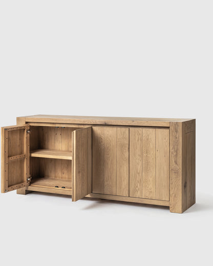 Reclaimed Oak Sideboard - One Size / Cafe Brown