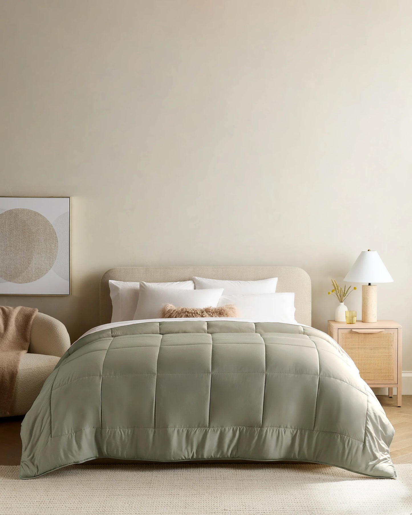 Bamboo Comforter - Twin / Soft Pink