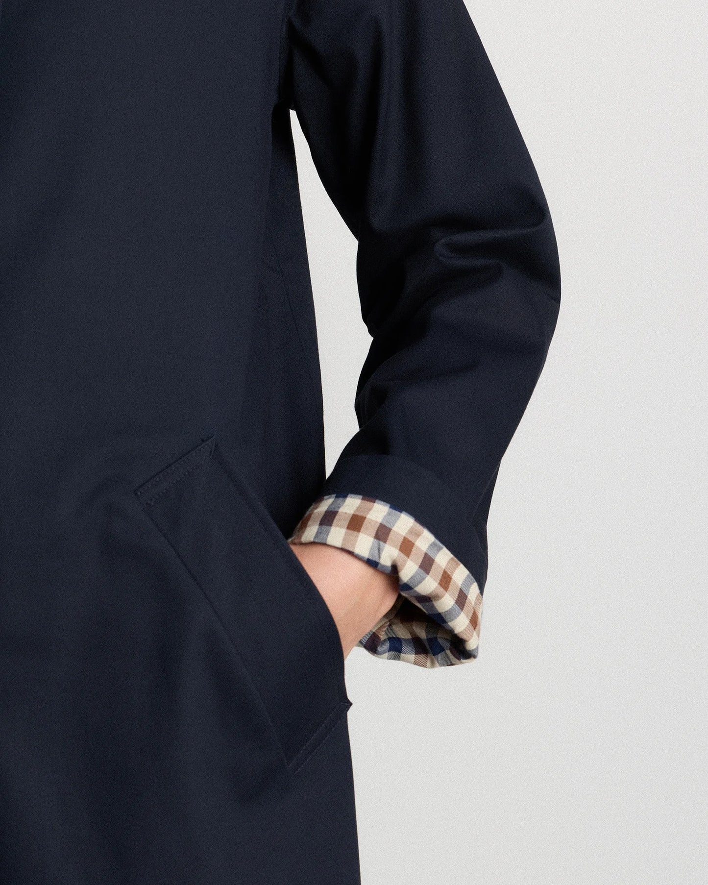 Comfort Stretch Mac Coat - XS / Light Khaki