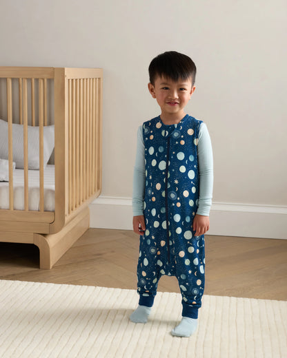 Bamboo Sleep Bag Walker 1.0 TOG - M / Colony Blue
