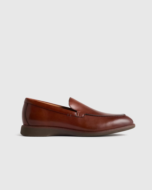 Men's Hybrid Crafted Leather Loafer - 7 / Brandy