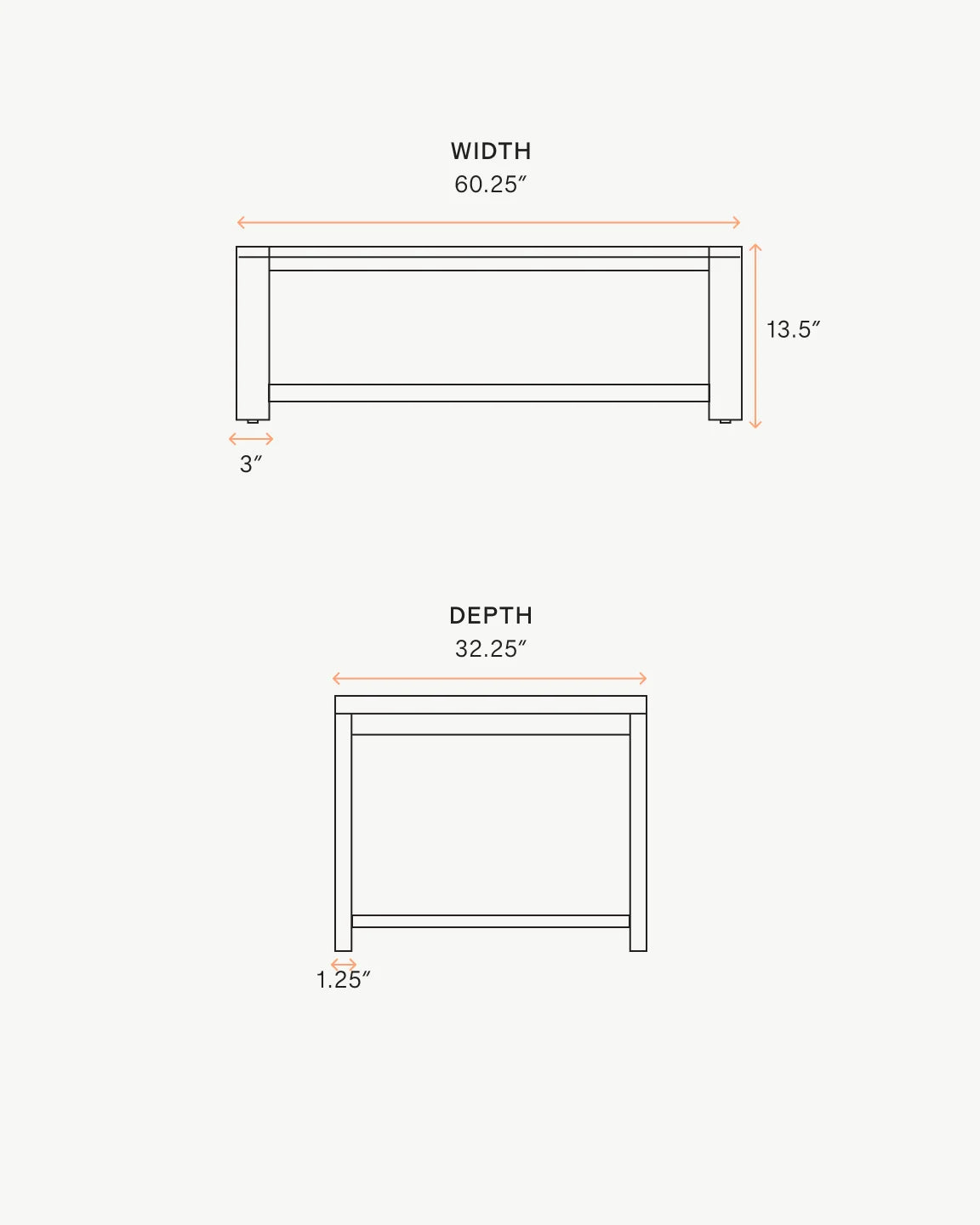 Linear Solid Teak Outdoor Coffee Table - One Size / Natural Teak