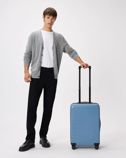 Expandable Carry-On Suitcase - One Size / Dark Green