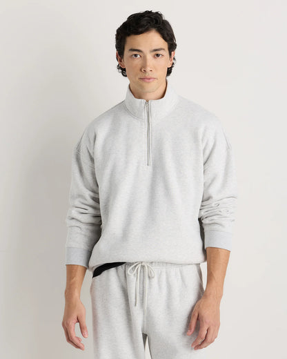 Everyday Fleece Quarter-Zip Sweatshirt - S / Coastal Sage