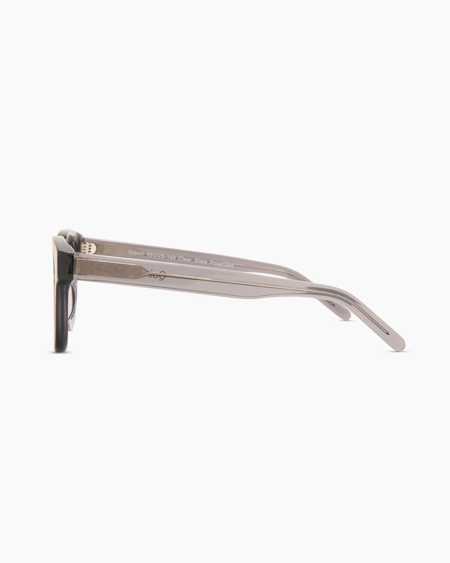 Aspen Polarized Acetate Sunglasses - One Size / Clear Spice with Brown lens