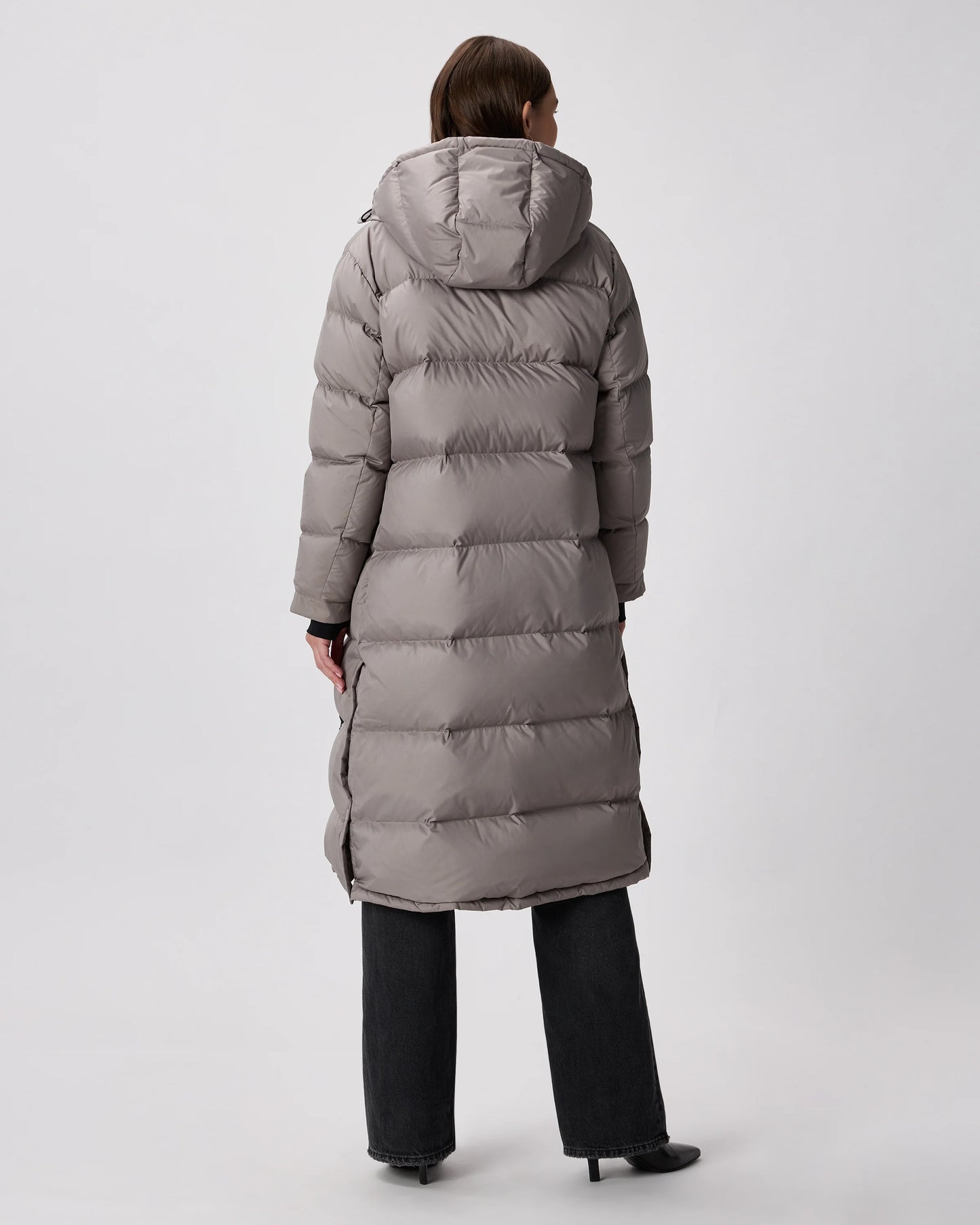 Responsible Down Long Puffer Jacket - XS / Black