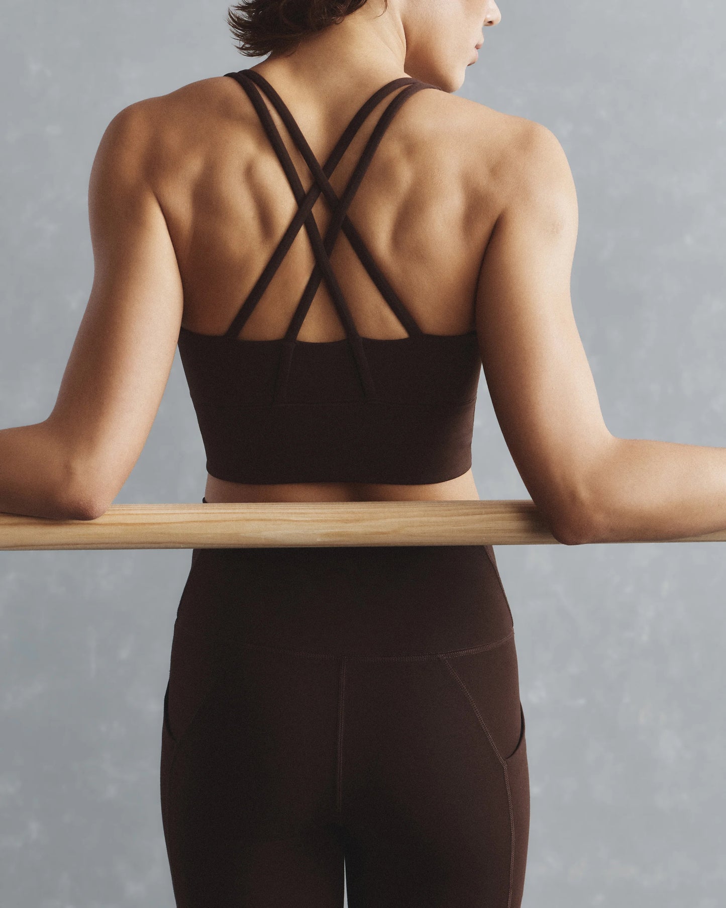 Power-Up Long Line Strappy Sports Bra - XS / Classic White