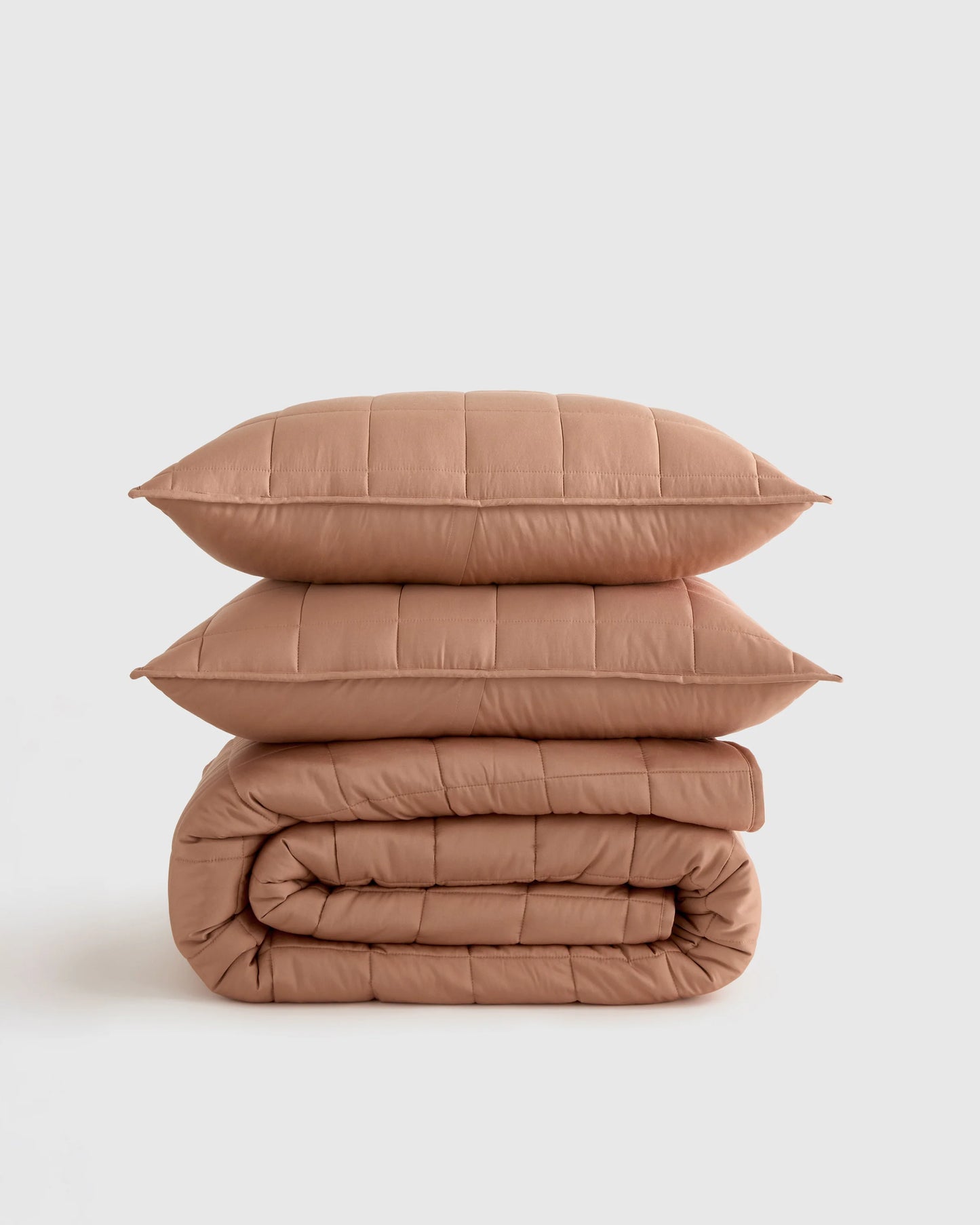 Bamboo Box Quilt Set - Twin / Sage