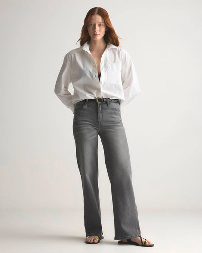 Bella Stretch Relaxed Straight Jeans - 24 / Atlantic Blue