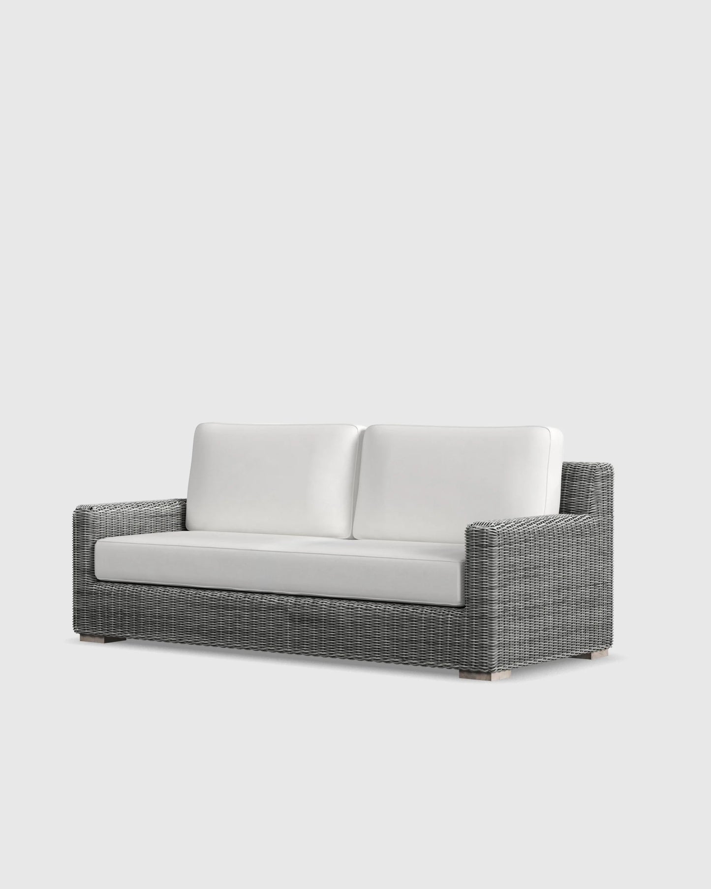 Classic All-Weather Wicker Outdoor Sofa - 86" / Natural Weave