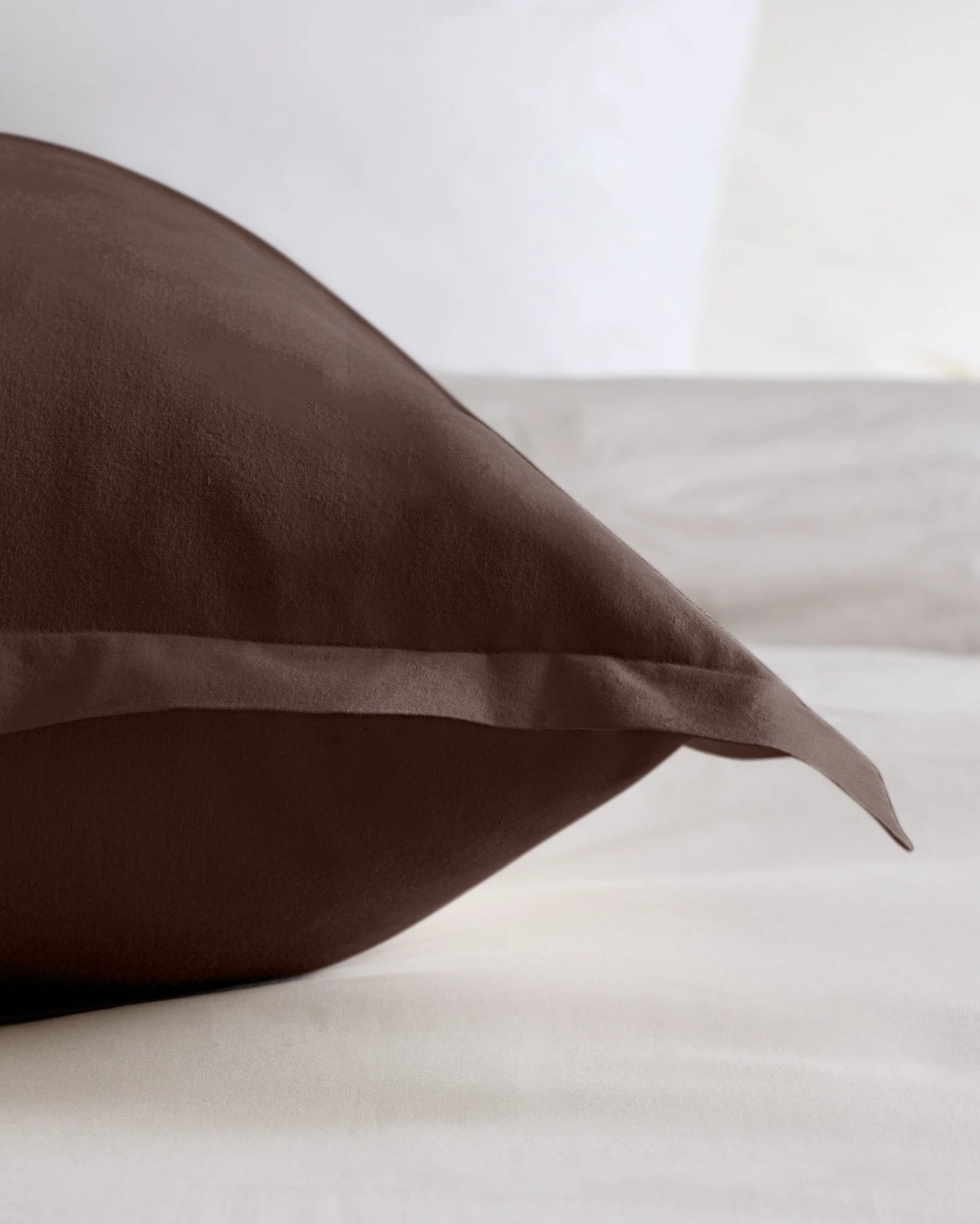 Organic Brushed Cotton Euro Sham - Euro / Dusty Olive