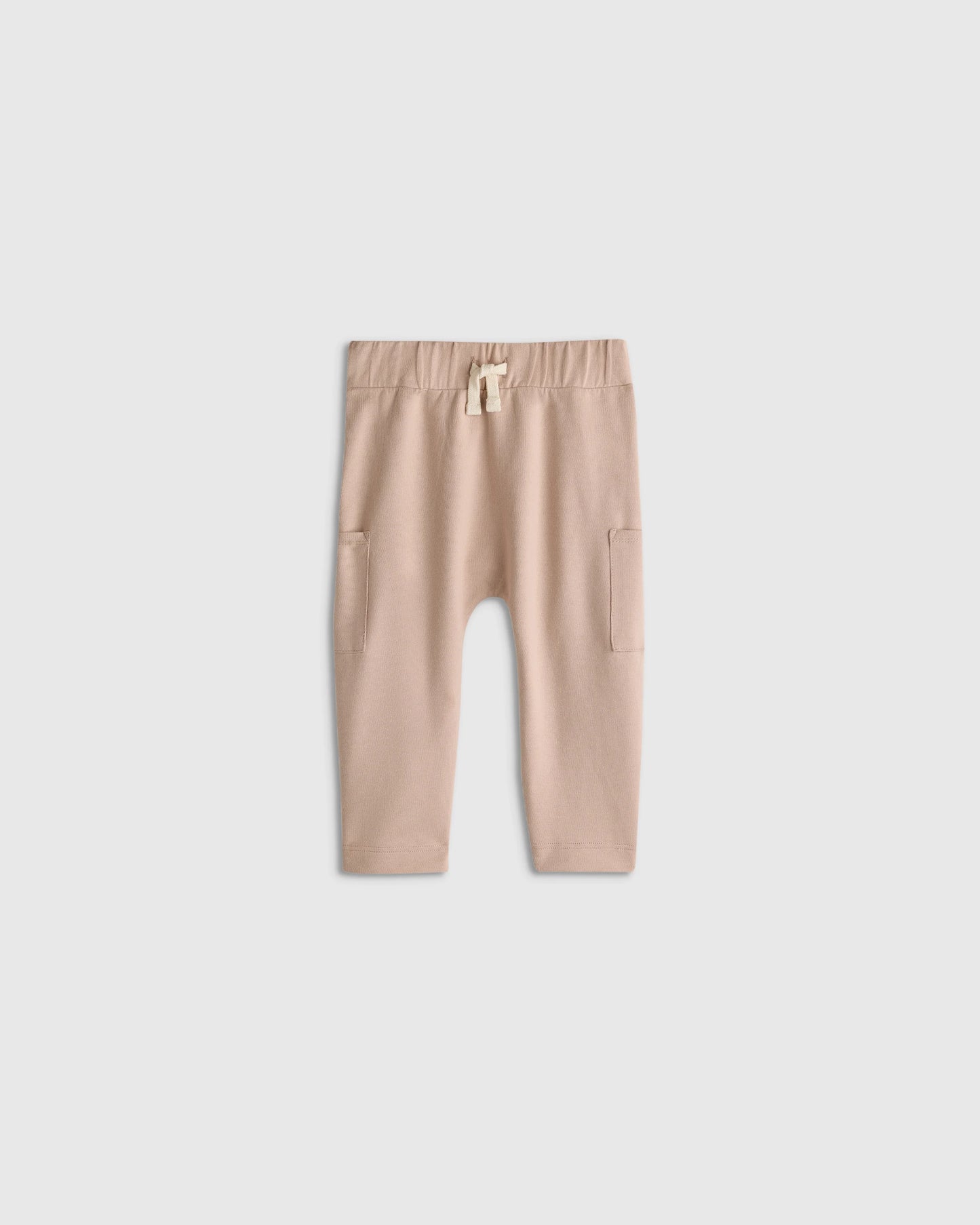 Organic Cotton French Terry Pocket Pants - 3-6M / Vintage Blue