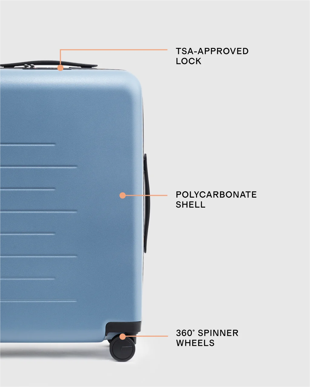 Carry-On Suitcase - One Size / Coastal Cobalt