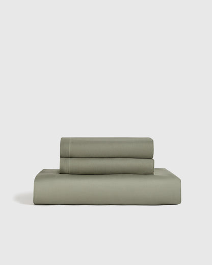 Bamboo Fitted Sheet Set - Twin / Sand