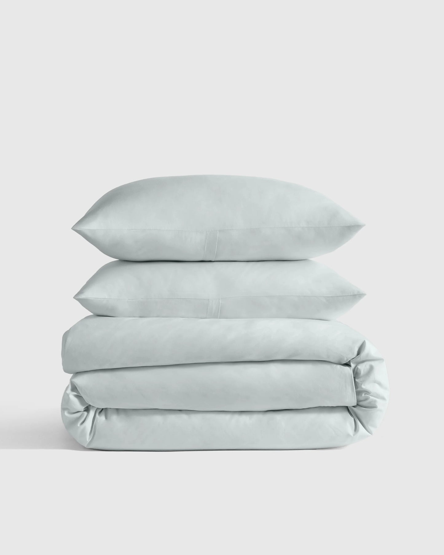 Organic Crisp Percale Duvet Cover Set - Twin / Espresso