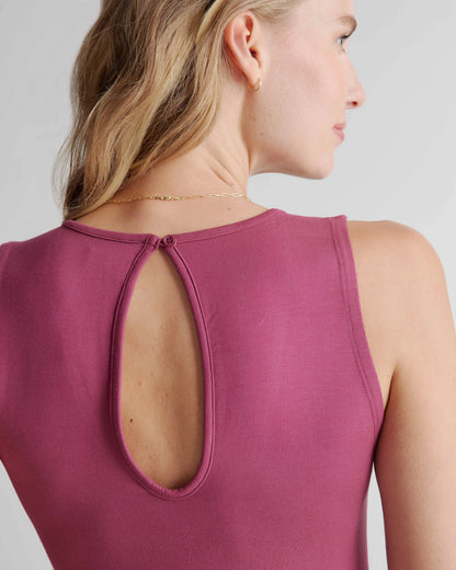 French Terry Modal Jumpsuit - XS / Rose