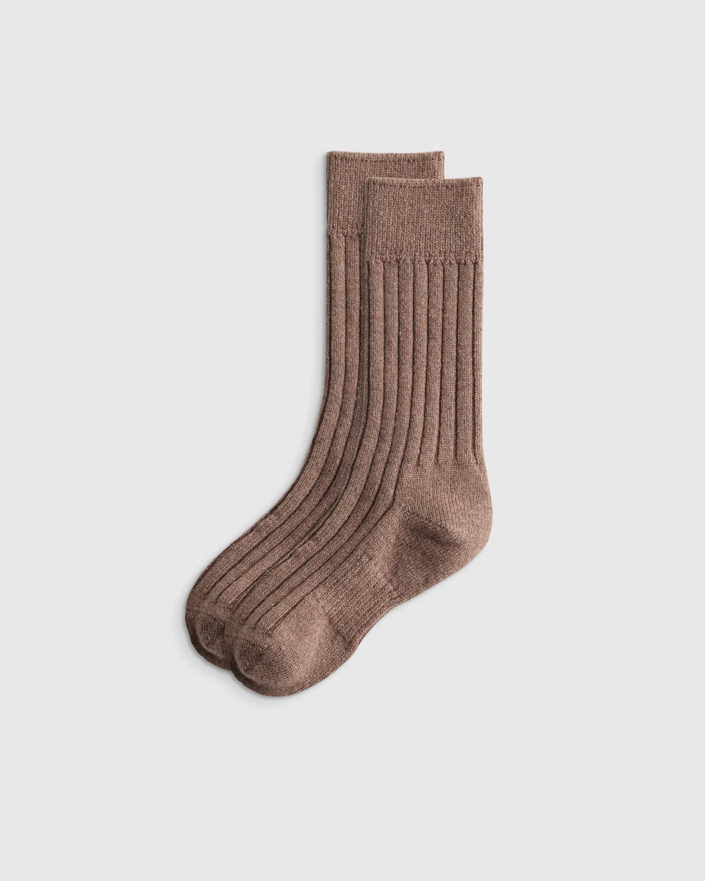 Merino Cashmere Blend Ribbed Crew Sock (3-Pack) - S / Solid Neutral Multi Pack
