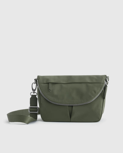 Revive Nylon Foldover Crossbody - One Size / Olive