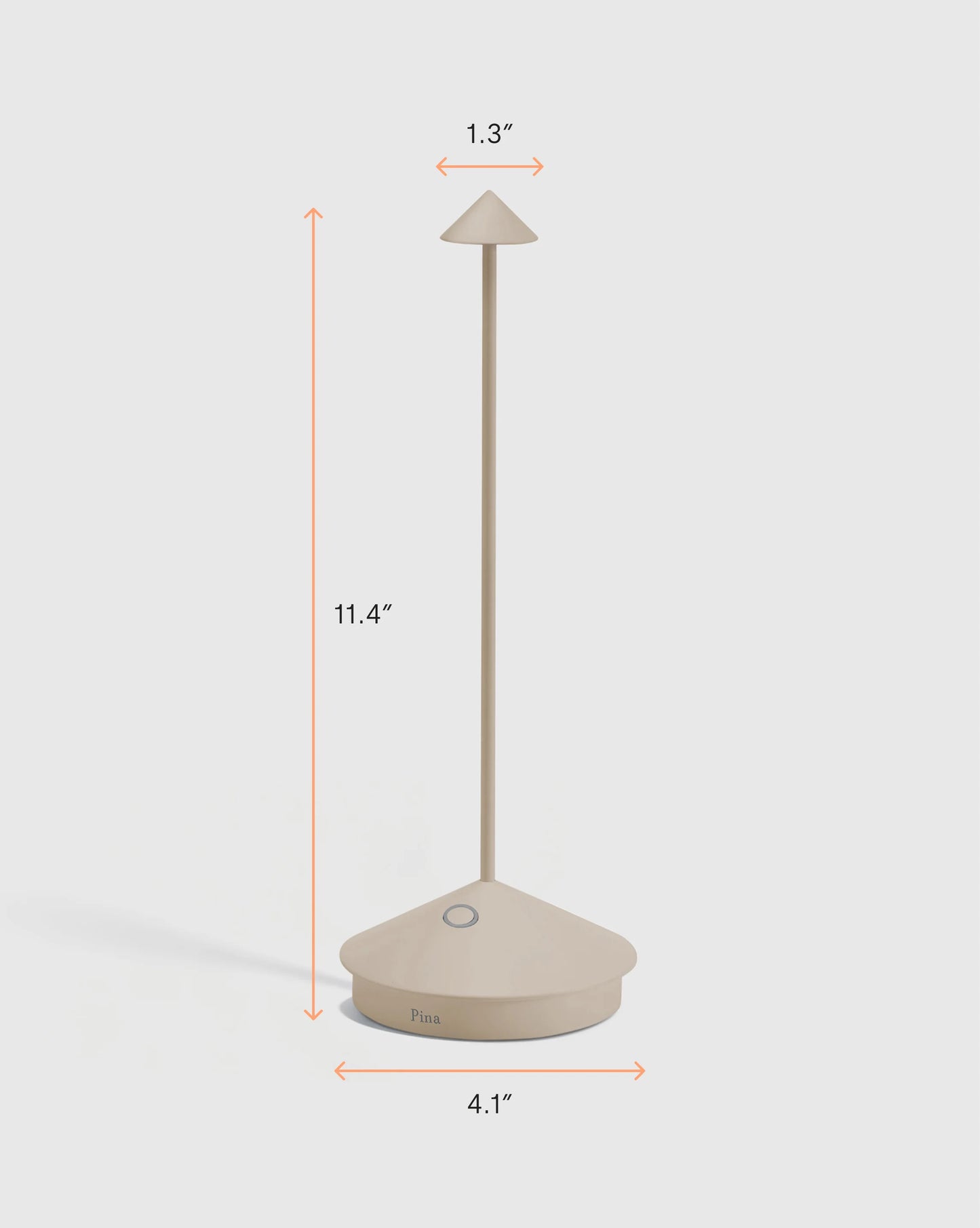 Pina Pro Rechargeable Table Lamp by Zafferano - One Size / White