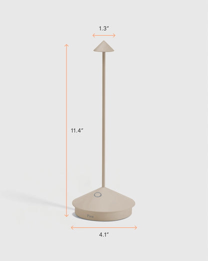 Pina Pro Rechargeable Table Lamp by Zafferano - One Size / White