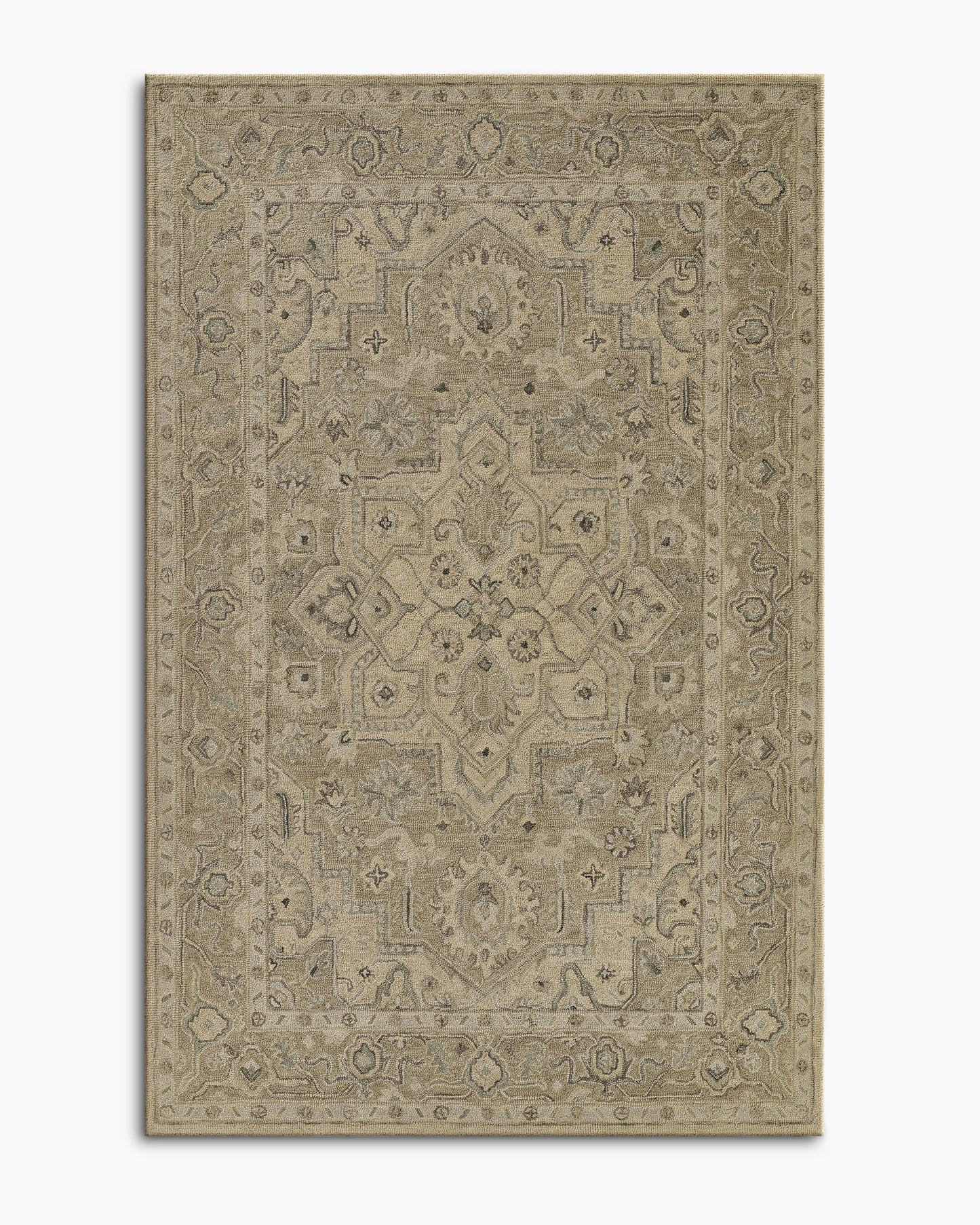 Albany Hand-Tufted Rug - 5' x 8' / Light Blue