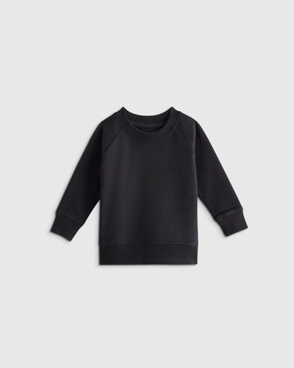 Organic Cotton French Terry Crew Neck Sweatshirt - 3-6M / Blue Stars
