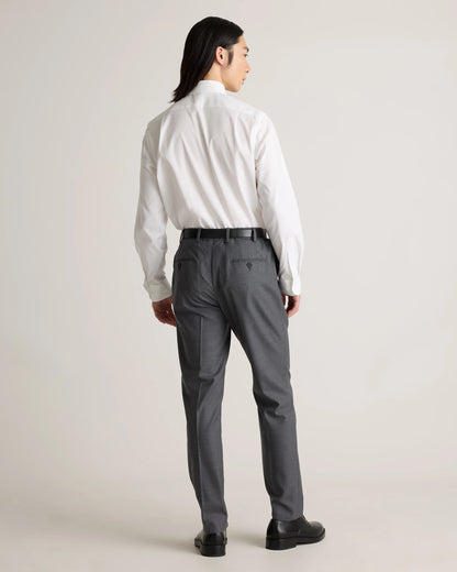 Organic Cotton Oxford Non-Iron Dress Shirt - S / Bold Black