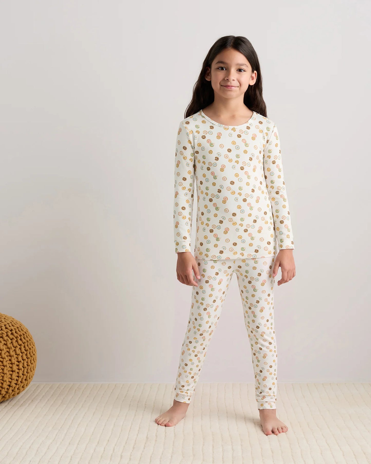 Bamboo Long Sleeve and Pant Pajama Set - 6 / Wildflower Dreams