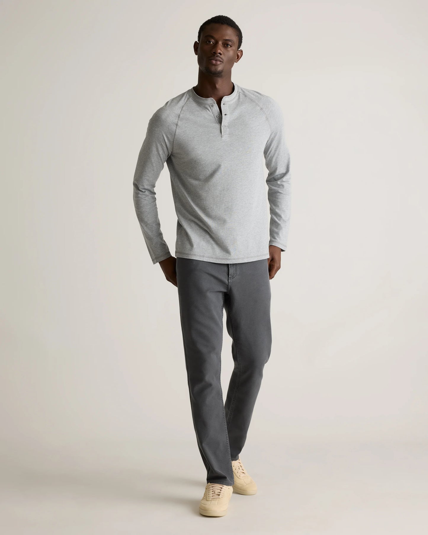 French Terry 5-Pocket Pants - Slim - 30X30 / Bayberry Olive