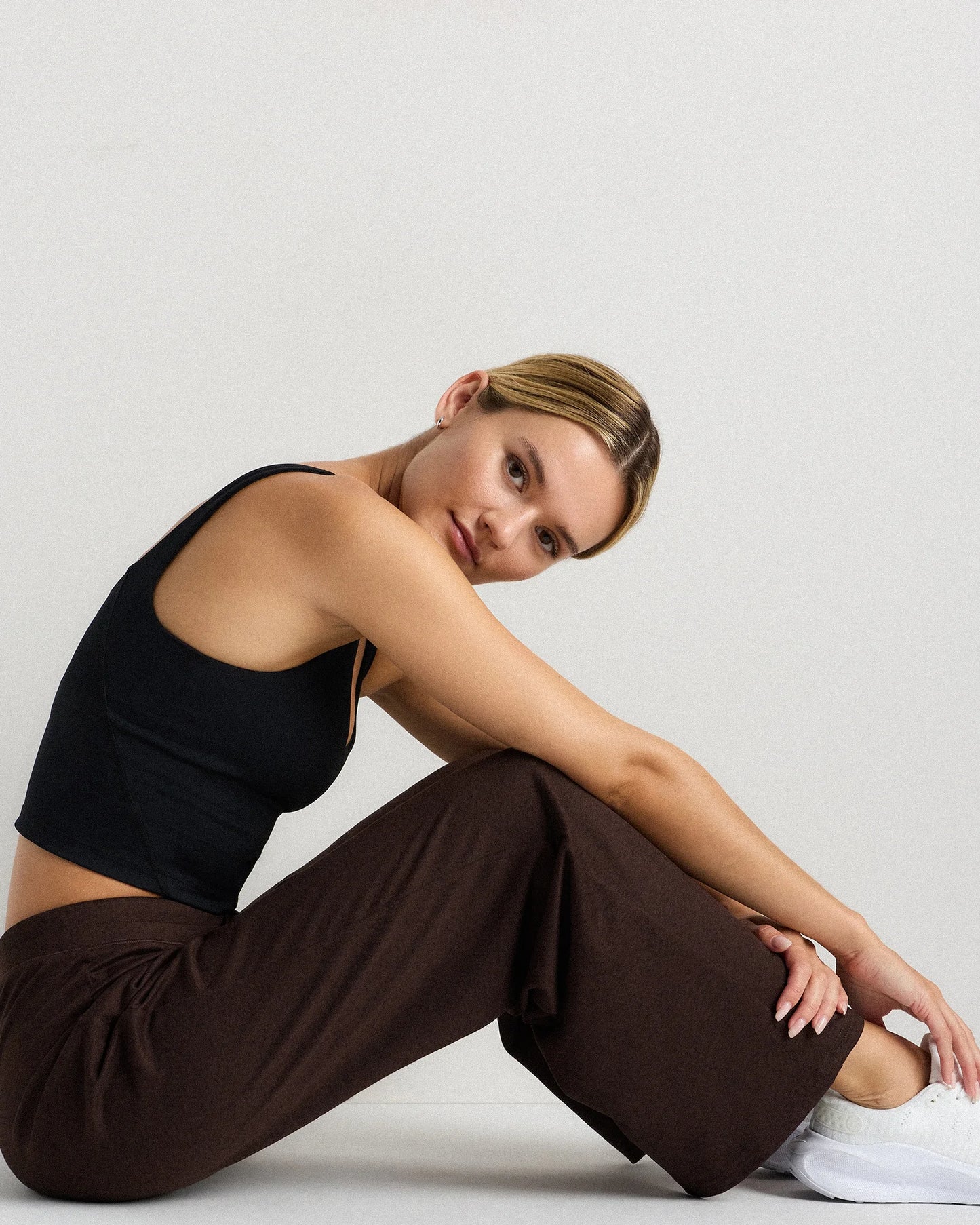 Flowknit Wide Leg Pants - XS / Black